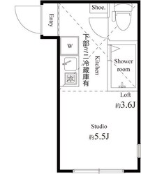 ハーモニーテラス栄町Ⅱの物件間取画像